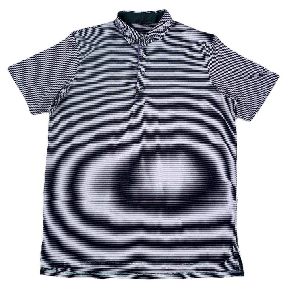 Greyson Golf Polo Shirt Men's Large Blue The Vintage Club Indian Wells CA